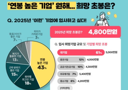 "공무원 하느니 중견기업 갈래요"…Z세대, 선호 기준은 '연봉'