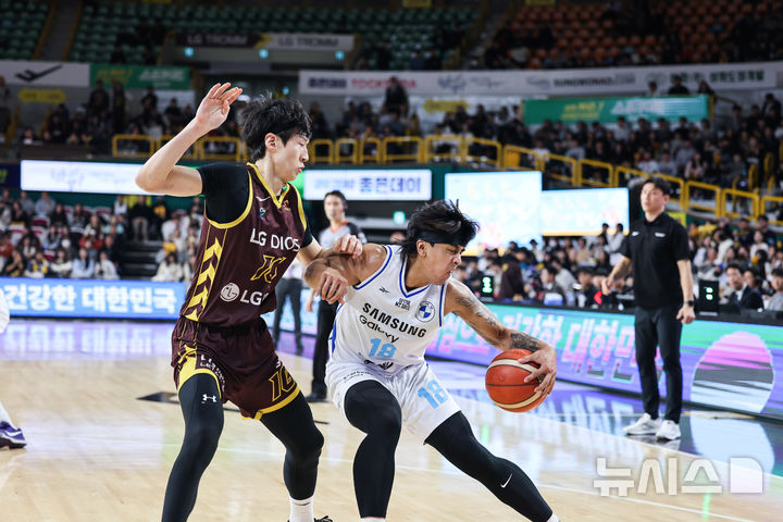 [서울=뉴시스]프로농구 삼성 저스틴 구탕. (사진=KBL 제공)