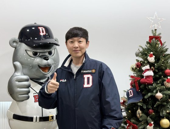 '마흔 살 도루왕'을 향해 달리는 두산 정수빈. 배영은 기자