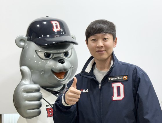 '마흔 살 도루왕'을 향해 달리는 두산 정수빈. 배영은 기자