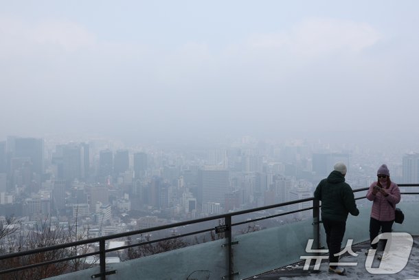 서울 오전 미세먼지 농도는 '한때 나쁨'